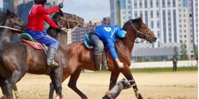Colman Domingo and Jude Law at amfAR’s Venice Gala