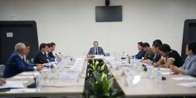 Colman Domingo and Jude Law at amfAR’s Venice Gala