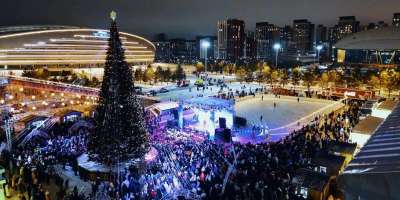 Colman Domingo and Jude Law at amfAR’s Venice Gala
