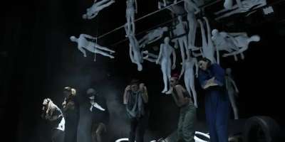 Colman Domingo and Jude Law at amfAR’s Venice Gala