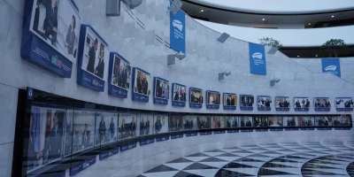 Colman Domingo and Jude Law at amfAR’s Venice Gala