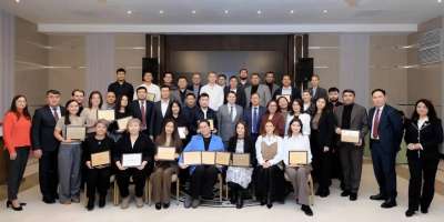 Colman Domingo and Jude Law at amfAR’s Venice Gala