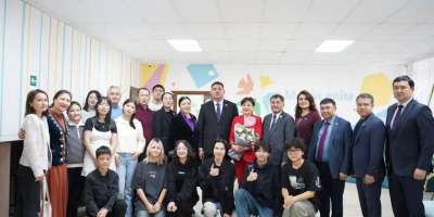Colman Domingo and Jude Law at amfAR’s Venice Gala