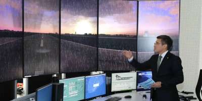 Colman Domingo and Jude Law at amfAR’s Venice Gala