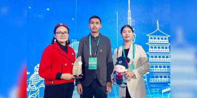 Colman Domingo and Jude Law at amfAR’s Venice Gala