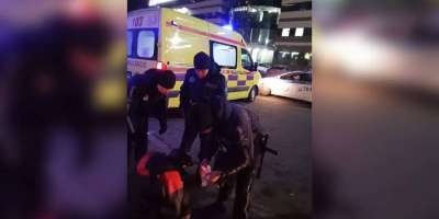 Colman Domingo and Jude Law at amfAR’s Venice Gala