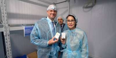 Colman Domingo and Jude Law at amfAR’s Venice Gala