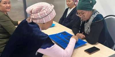 Colman Domingo and Jude Law at amfAR’s Venice Gala