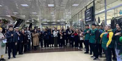 Colman Domingo and Jude Law at amfAR’s Venice Gala