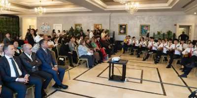 Colman Domingo and Jude Law at amfAR’s Venice Gala