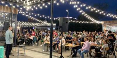 Colman Domingo and Jude Law at amfAR’s Venice Gala