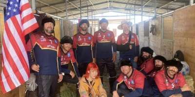 Colman Domingo and Jude Law at amfAR’s Venice Gala
