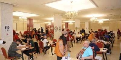 Colman Domingo and Jude Law at amfAR’s Venice Gala