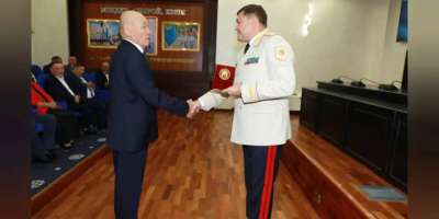 Colman Domingo and Jude Law at amfAR’s Venice Gala