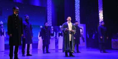 Colman Domingo and Jude Law at amfAR’s Venice Gala