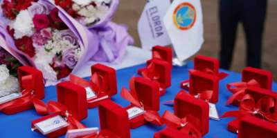 Colman Domingo and Jude Law at amfAR’s Venice Gala