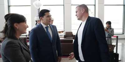 Colman Domingo and Jude Law at amfAR’s Venice Gala