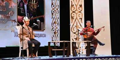 Colman Domingo and Jude Law at amfAR’s Venice Gala
