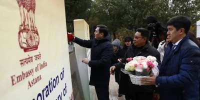 Colman Domingo and Jude Law at amfAR’s Venice Gala