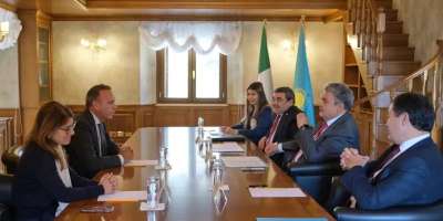 Colman Domingo and Jude Law at amfAR’s Venice Gala