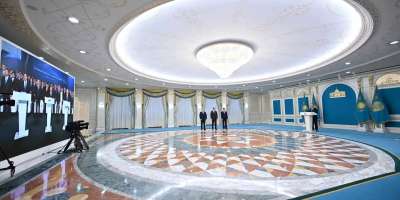 Colman Domingo and Jude Law at amfAR’s Venice Gala