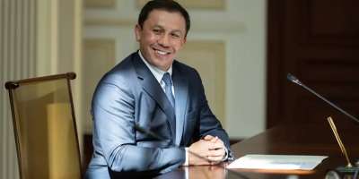 Colman Domingo and Jude Law at amfAR’s Venice Gala