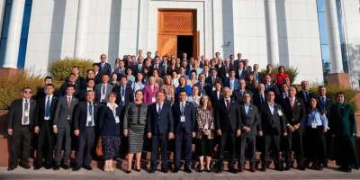 Colman Domingo and Jude Law at amfAR’s Venice Gala