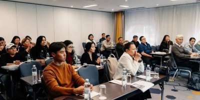 Colman Domingo and Jude Law at amfAR’s Venice Gala