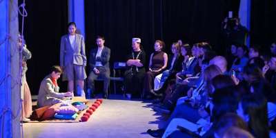 Colman Domingo and Jude Law at amfAR’s Venice Gala