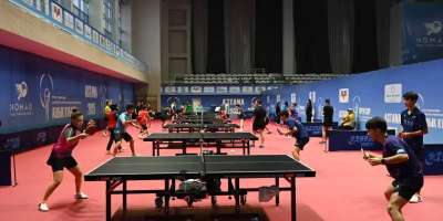 Colman Domingo and Jude Law at amfAR’s Venice Gala