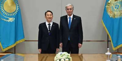 Colman Domingo and Jude Law at amfAR’s Venice Gala