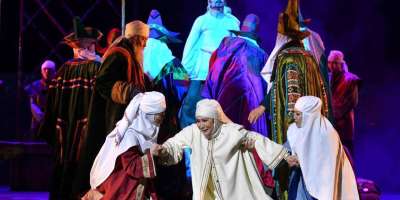 Colman Domingo and Jude Law at amfAR’s Venice Gala