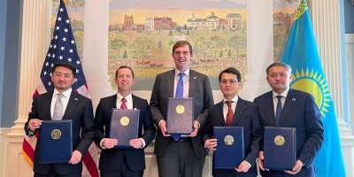 Colman Domingo and Jude Law at amfAR’s Venice Gala