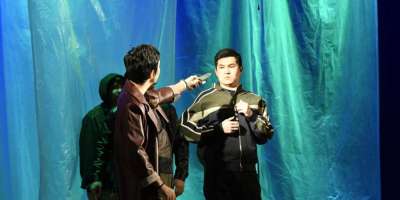 Colman Domingo and Jude Law at amfAR’s Venice Gala