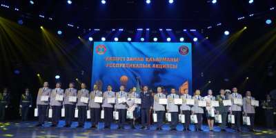 Colman Domingo and Jude Law at amfAR’s Venice Gala