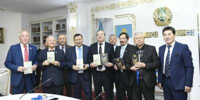 Colman Domingo and Jude Law at amfAR’s Venice Gala
