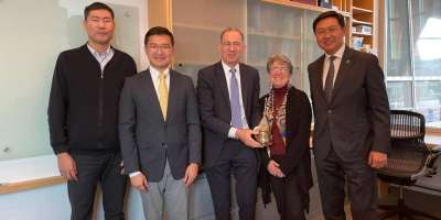 Colman Domingo and Jude Law at amfAR’s Venice Gala