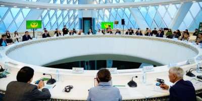 Colman Domingo and Jude Law at amfAR’s Venice Gala