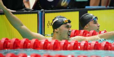 Colman Domingo and Jude Law at amfAR’s Venice Gala