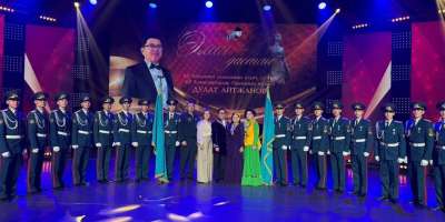 Colman Domingo and Jude Law at amfAR’s Venice Gala