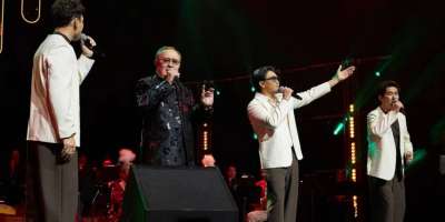 Colman Domingo and Jude Law at amfAR’s Venice Gala