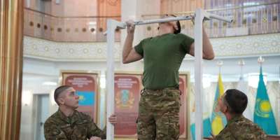 Colman Domingo and Jude Law at amfAR’s Venice Gala