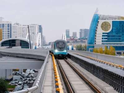 Астанада LRT пойыздары сынақ режимінде іске қосылды (ВИДЕО)