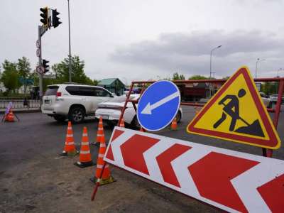 Астанада Ш.Айтматов көшесінің бір бөлігі уақытша жабылды