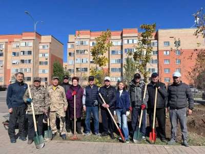 Астанадағы тұрғын алапта 700-ден астам ағаш отырғызылды