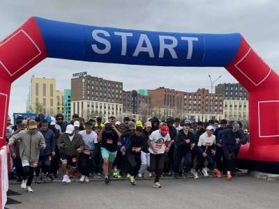 Астанадағы «Чемпиондық рух» жүгірісіне 600-ге жуық адам қатысты