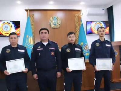 Астаналық тәртіп сақшылары марапатталды