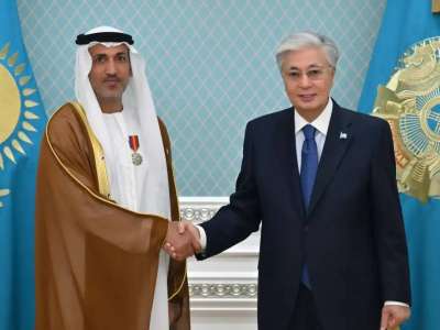 Президент Мұхаммед бен Мубарак Фадел Әл-Мазруиді «Достық» орденімен марапаттады