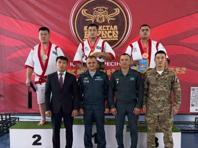 Ұландық сарбаздар қазақ күресінен өткен турнирде қола жүлдеге ие болды