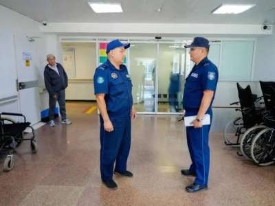 Астананың 6 ауруханасында дәрігерлерді қорғайтын полиция бекеттері қойылды